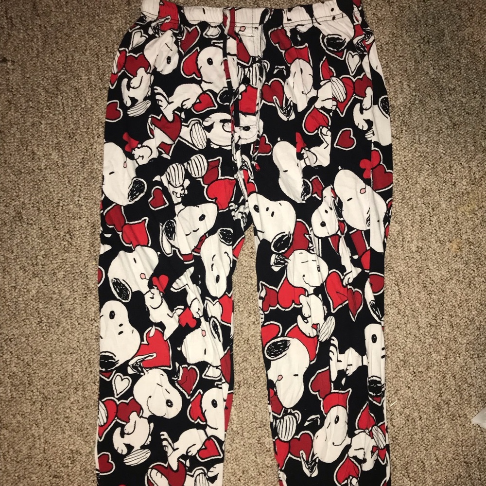 Adorable Snoopy Valentine Pajama Pants